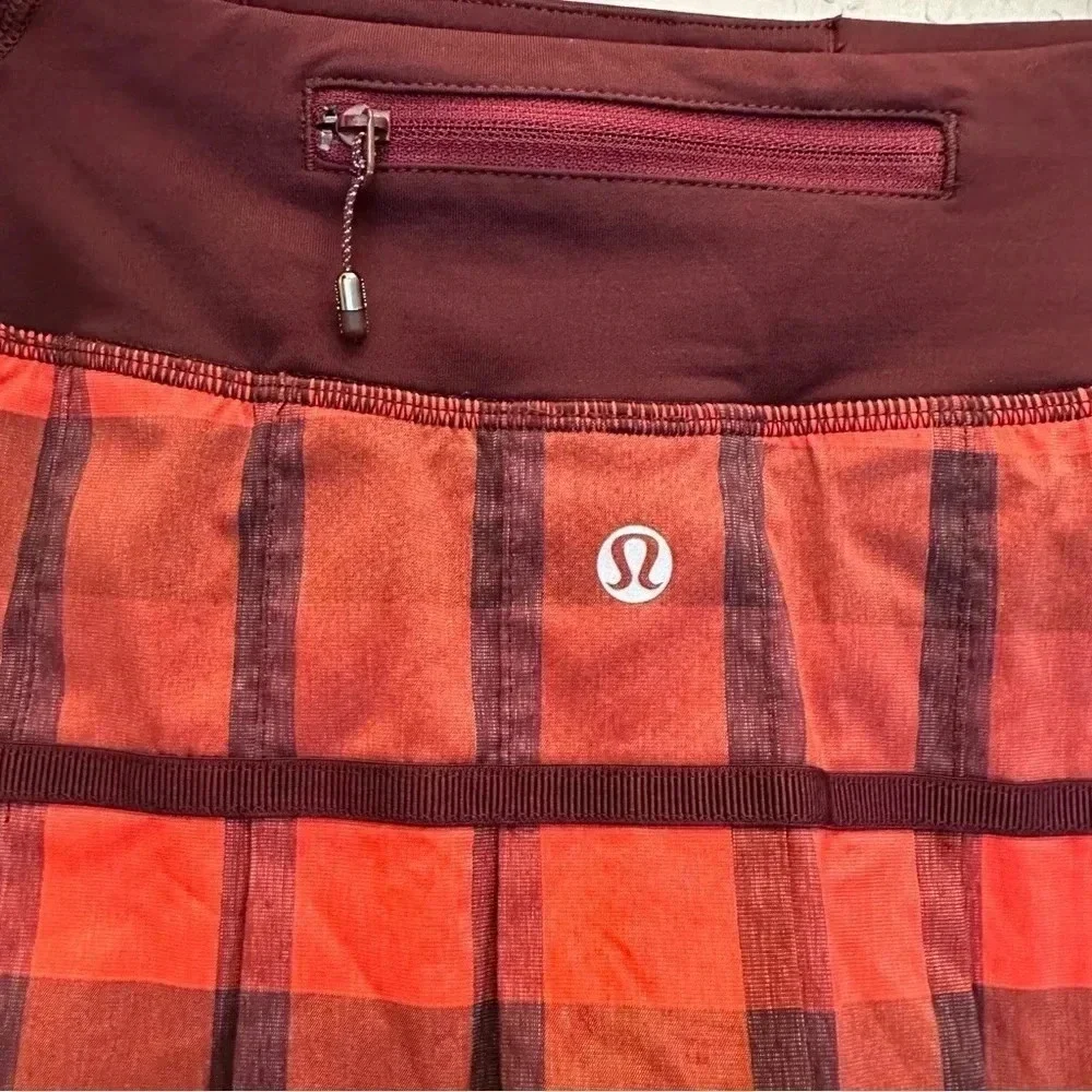 Lululemon check Skirt size 2 - Picture 3 of 5